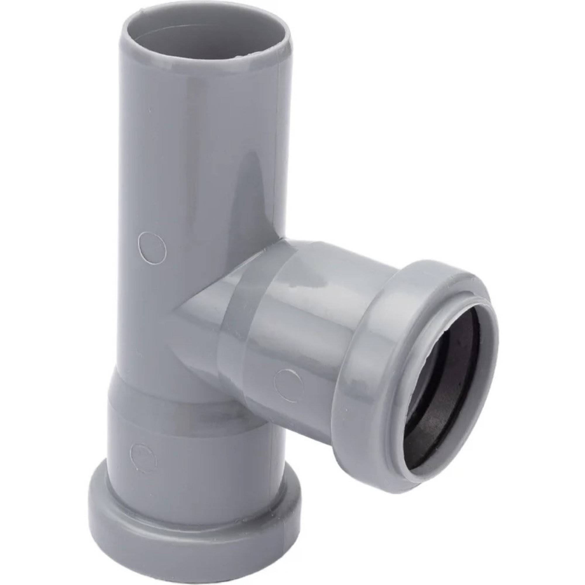 Тройник канализационный Политэк 40х40 мм 87.5° 1306905