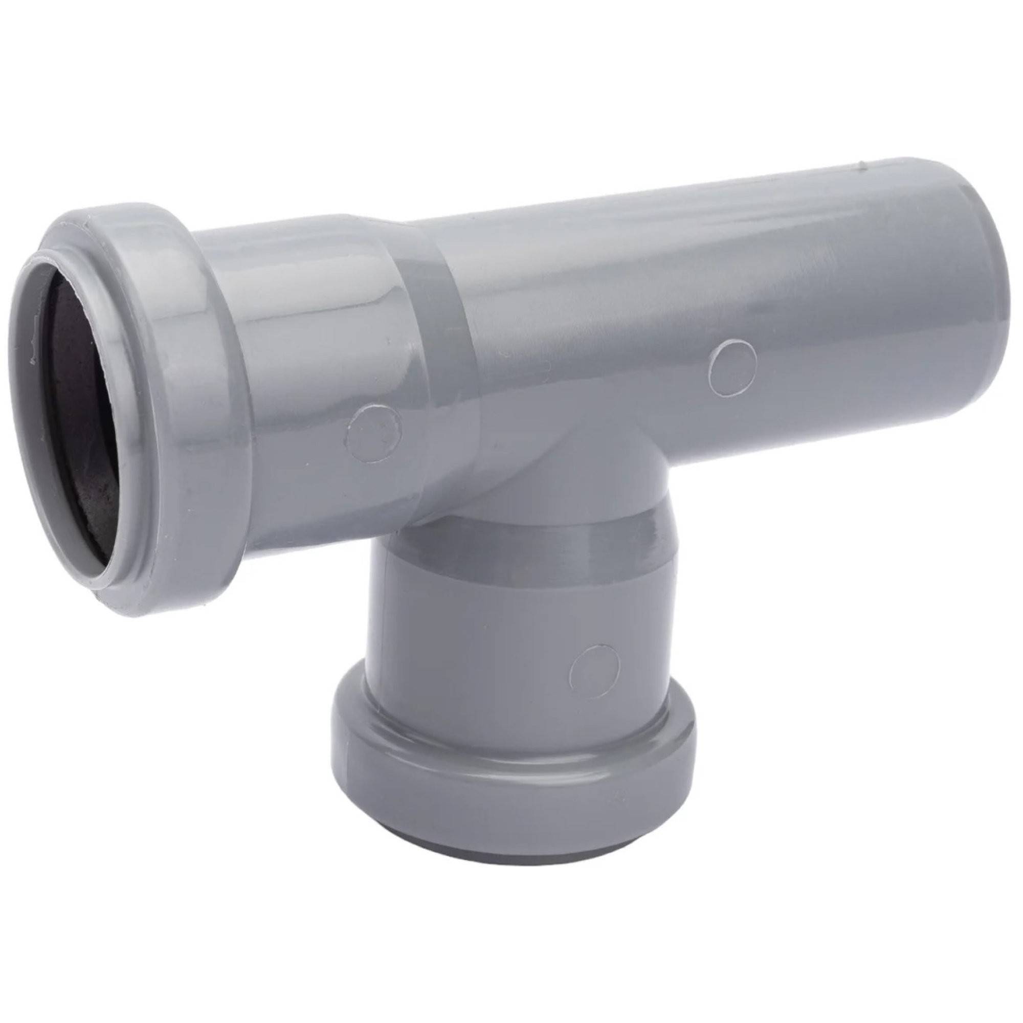 Тройник канализационный Политэк 40х40 мм 87.5° 1306905