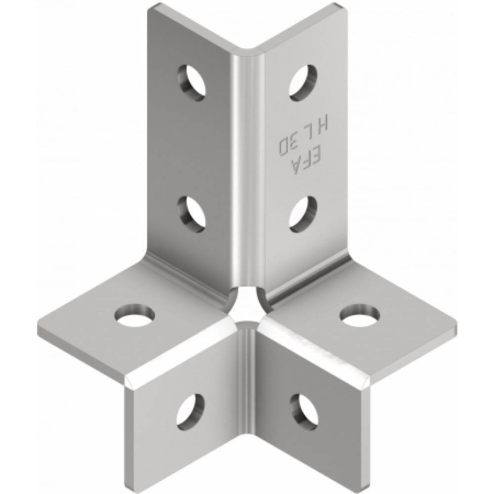 Соединитель EASYFIX EFA H L 3D угловой 3-сторонний для профиля НС-1703046