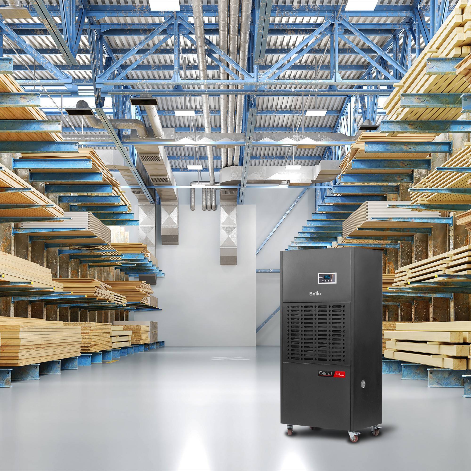 Осушитель воздуха промышленный Ballu Sand hill BDH-240LE колонный