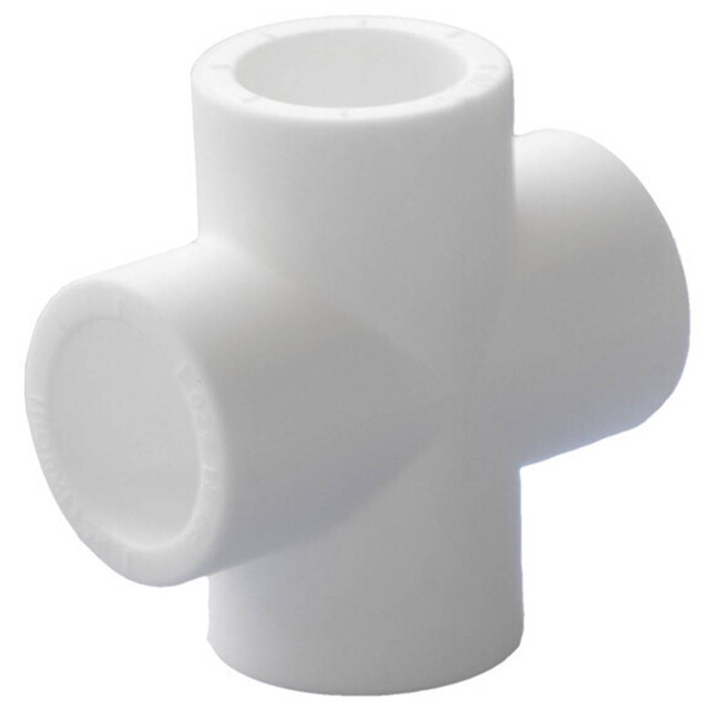 Крестовина полипропиленовая Политэк PPR 32 мм белая 1628806
