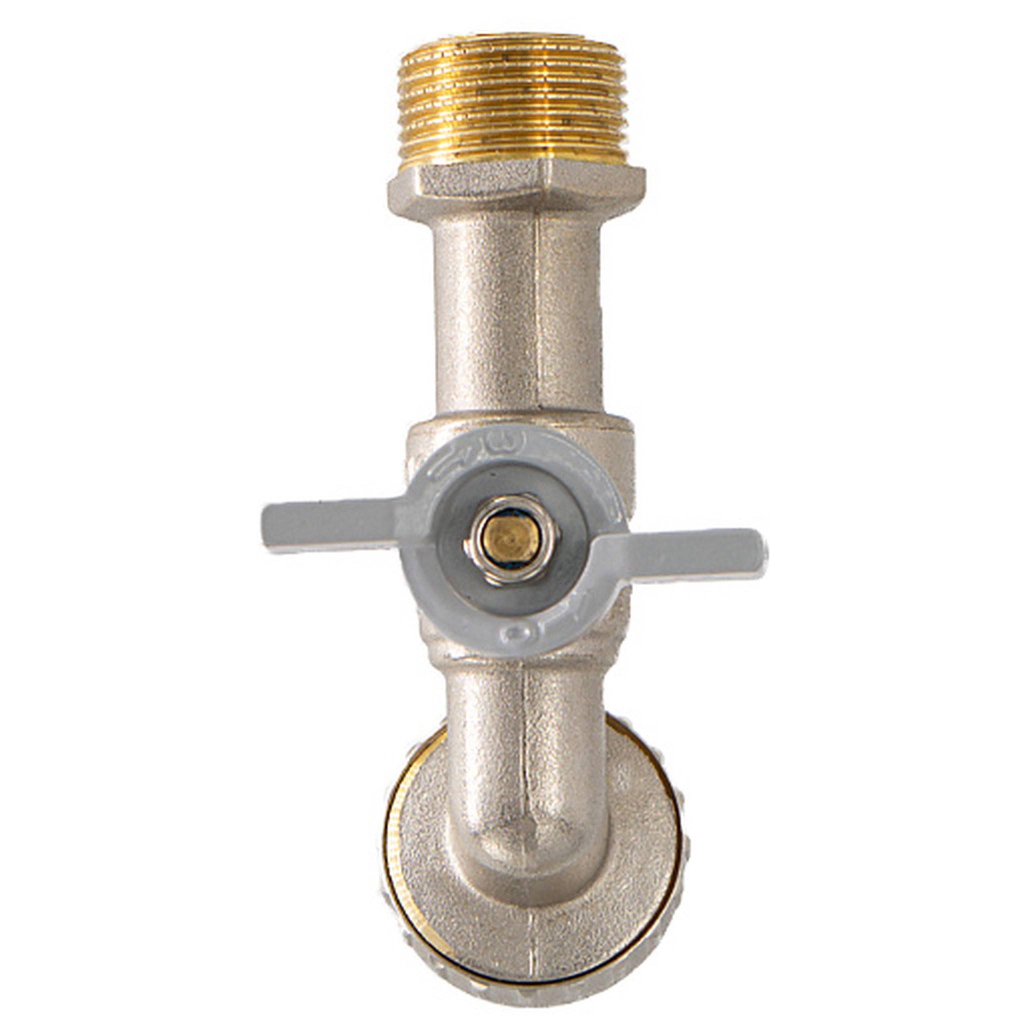 Кран шаровой водоразборный CTM СТАНДАРТ 1/2 дюйма бабочка CWBB0012