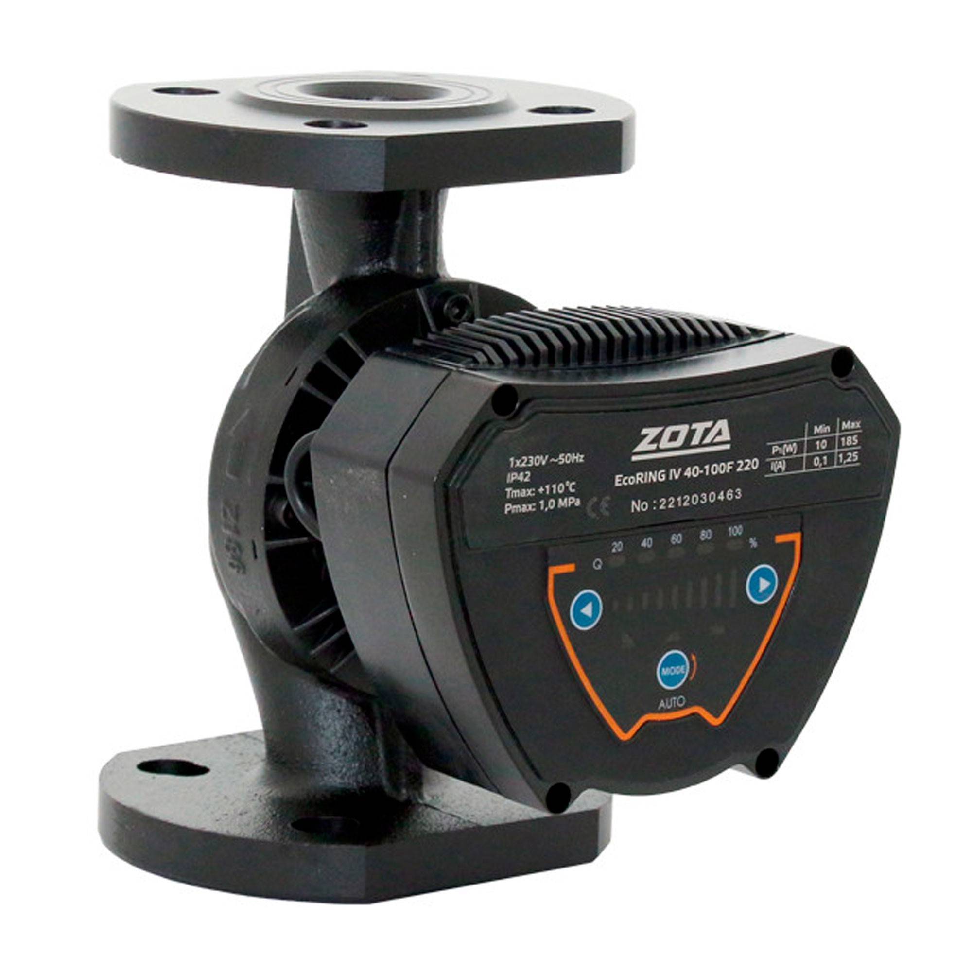 Насос циркуляционный ZOTA EcoRING IV 40-80F 220 В фланцевый 1608613