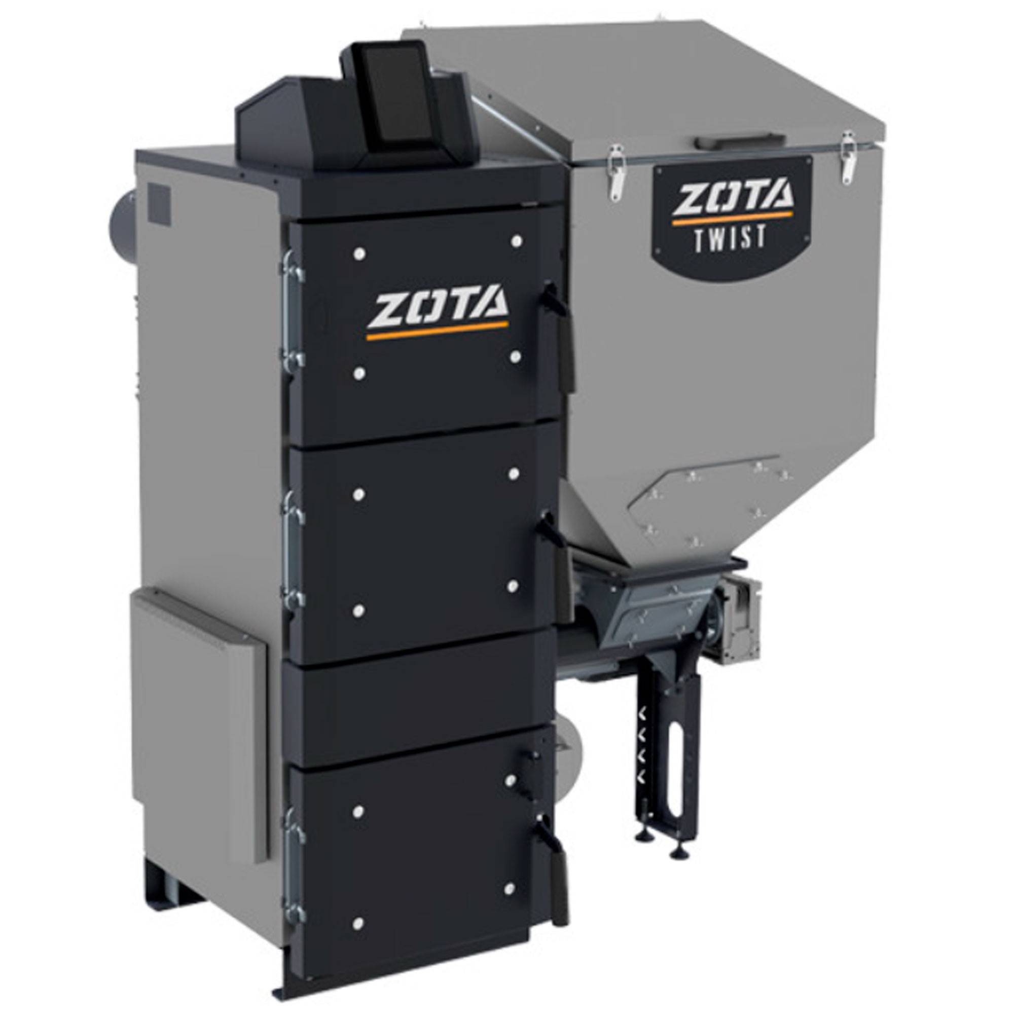 Котел автоматический ZOTA Twist Plus 40 кВт (котел, бункер, механизм подачи) 1617433