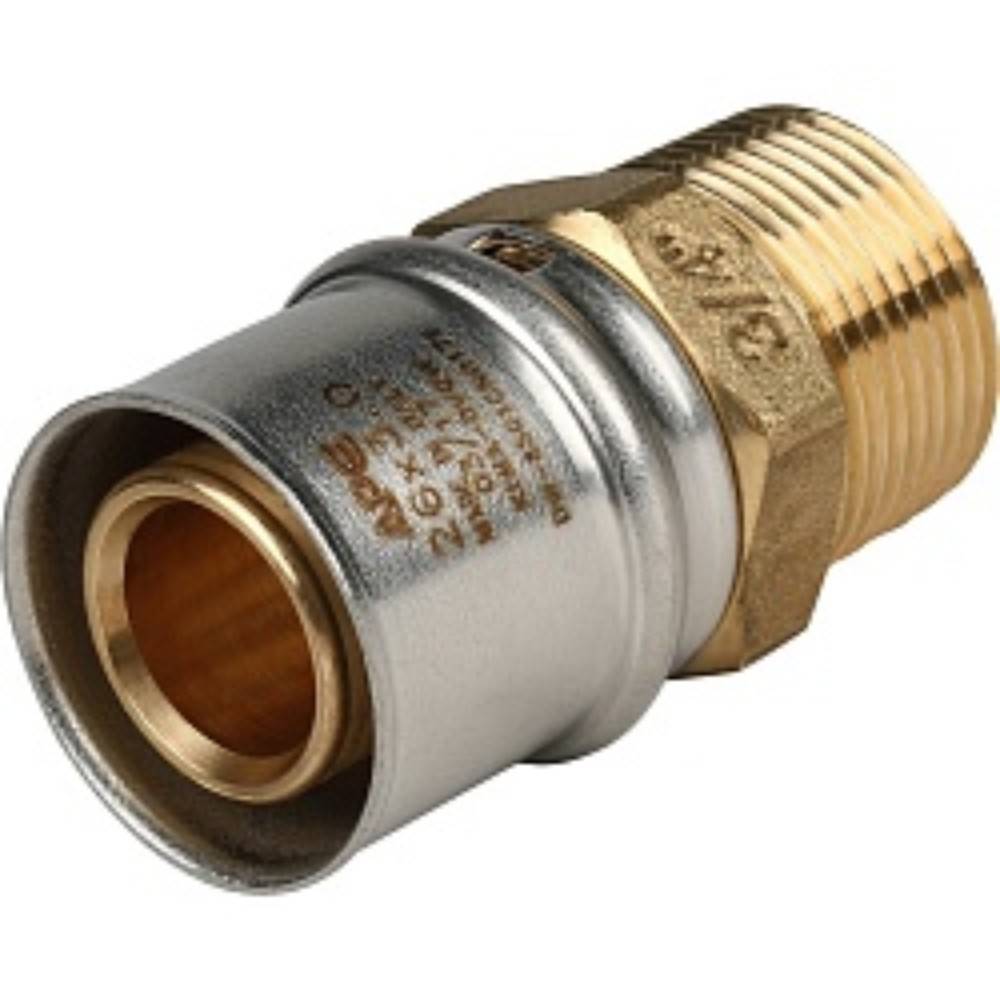 Переходник пресс с наружной резьбой STOUT 26х3/4 SFP-0001-003426