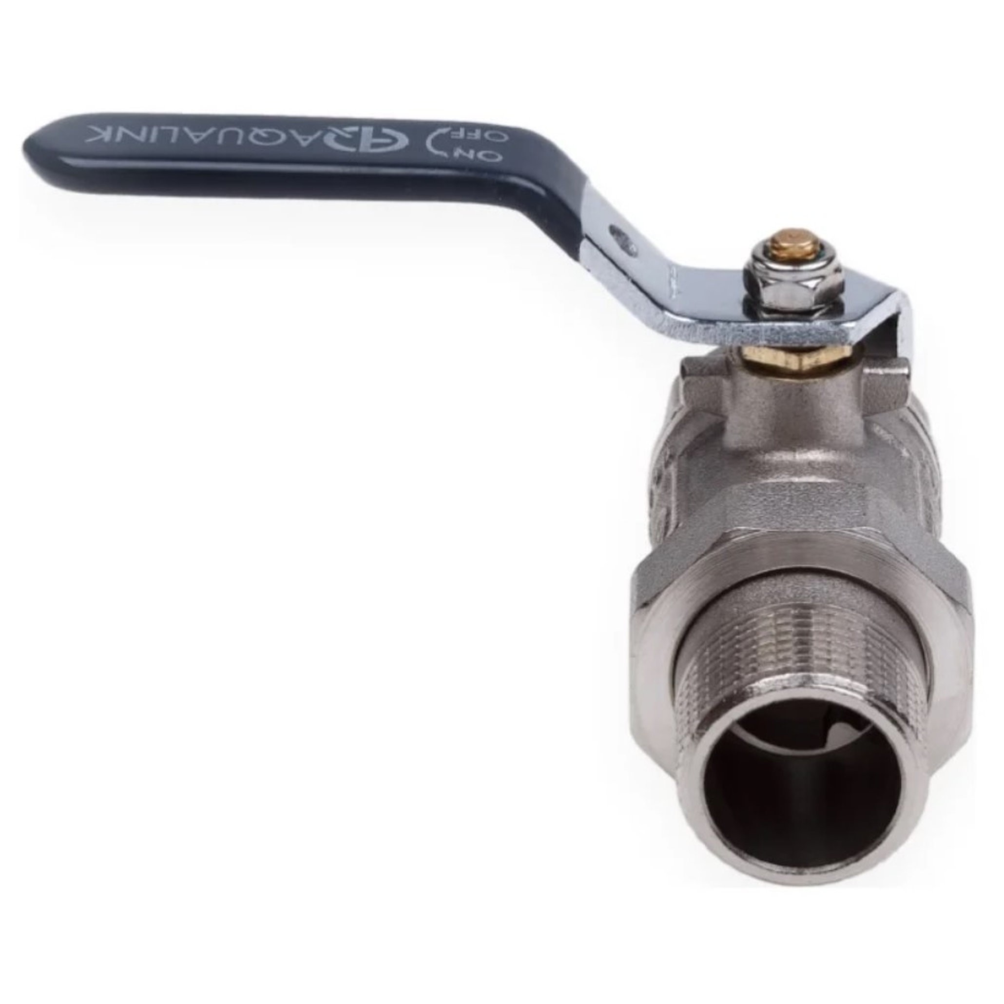 Кран шаровой AQUALINK со сгоном прямой ВН 3/4 ручка 1593724