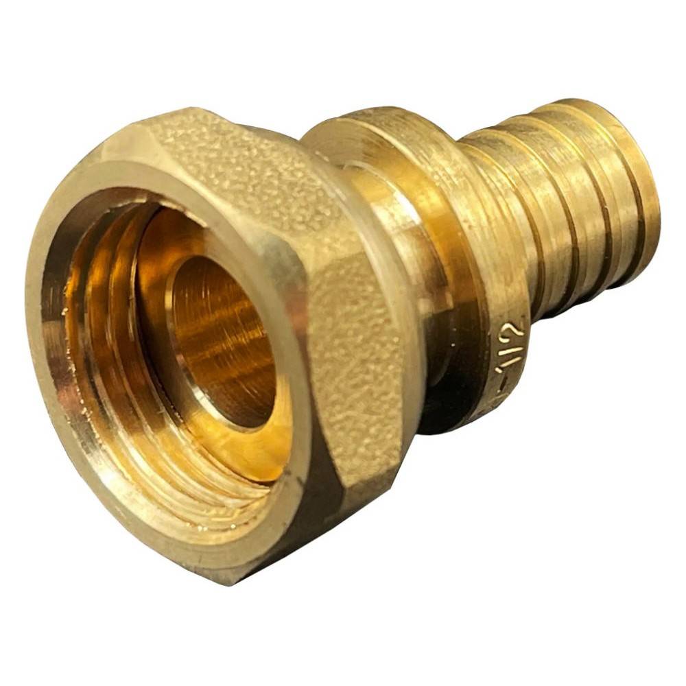 Переход РОСТерм аксиальный с накидной гайкой латунь 20x3/4 1507935