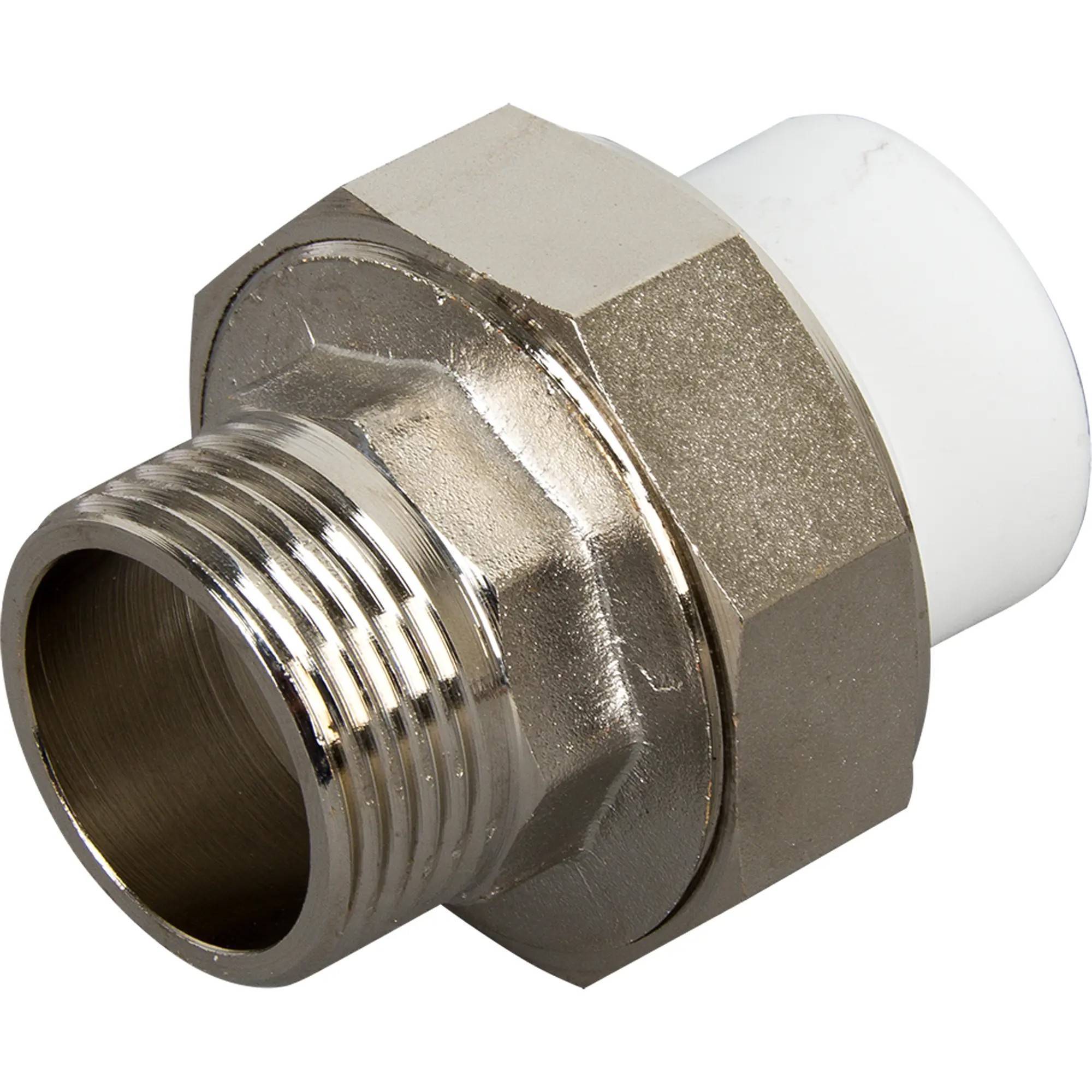 Муфта комбинированная РОСТерм PPR с разъемным раструбом 25 мм x 1 НР НС-1517159