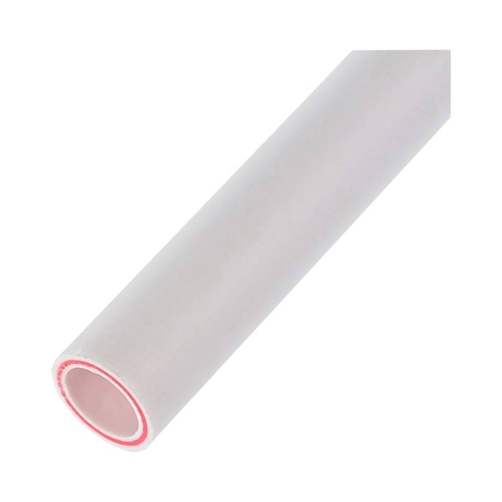 Труба полипропиленовая РОСТерм PPR Aqua армированная стекловолокном SDR 6 110x18.3 мм 4 м белая 1517270