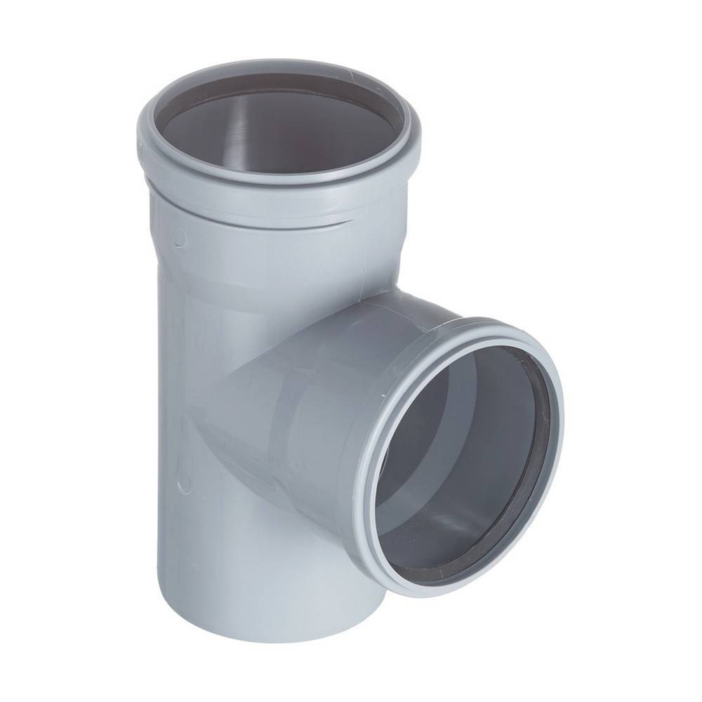 Тройник VALFEX 87.5° 110x110 мм для внутренней канализации 23110110