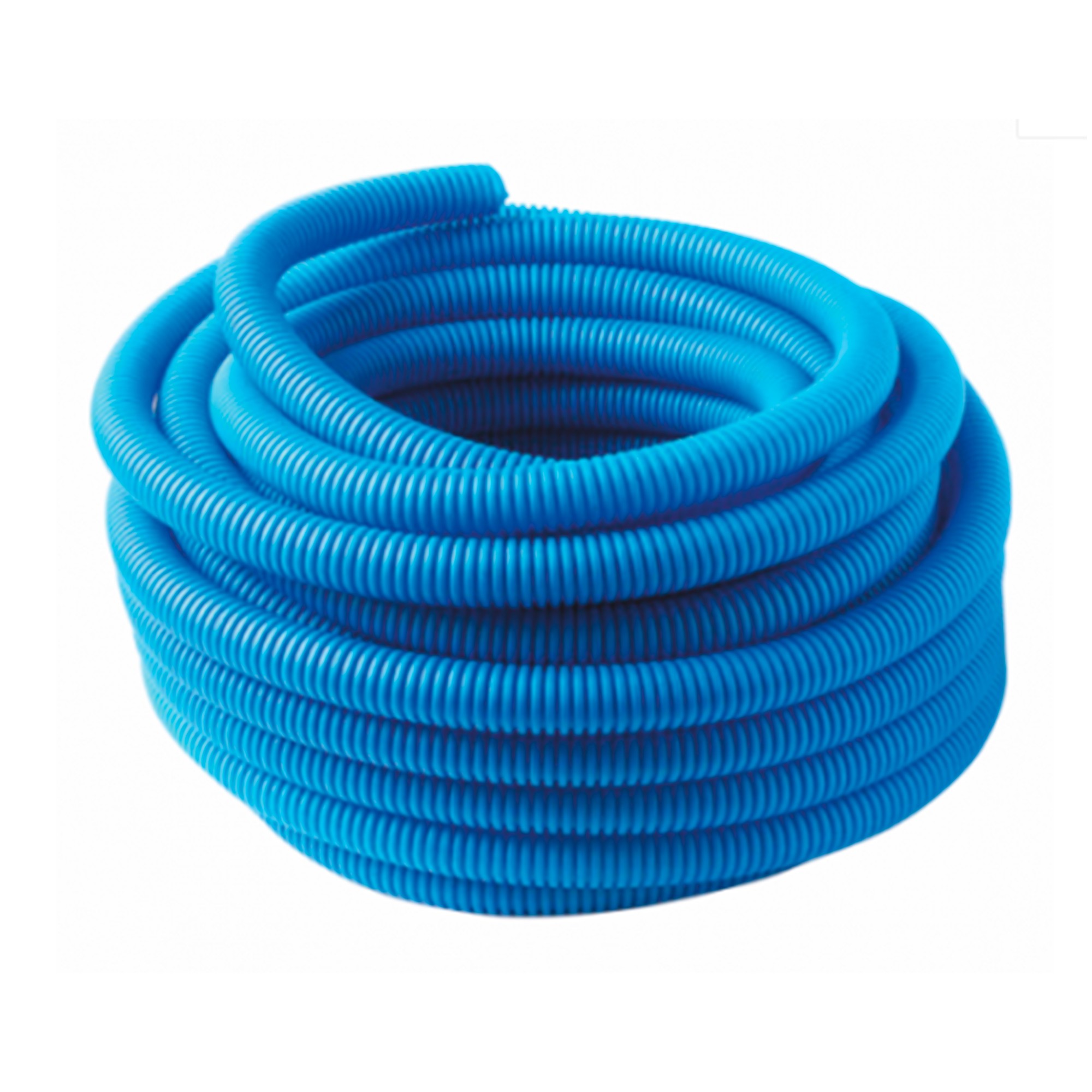 Труба гофрированная MVI ПНД Ду 25 мм (внутр. 21 мм) синяя бухта 50 м BL.25.50B