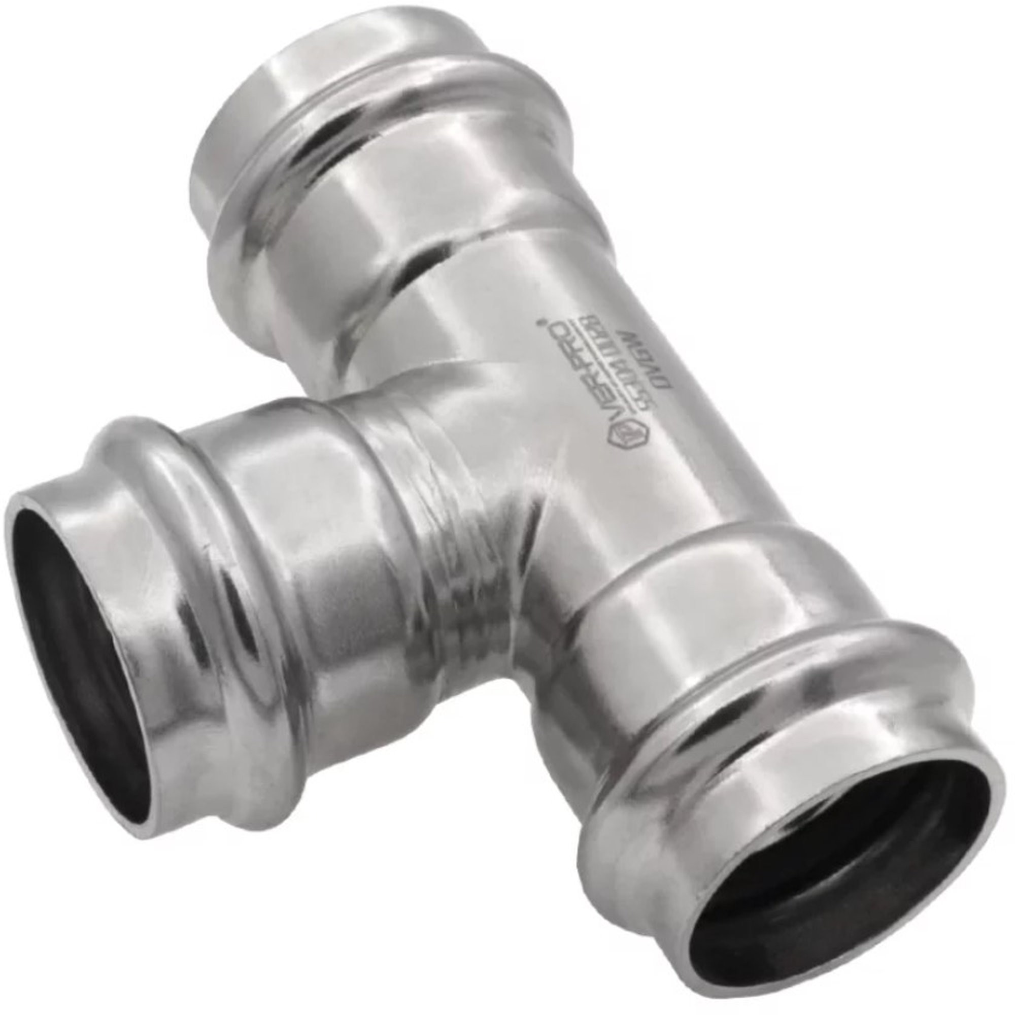 Тройник пресс VIEIR VER-PRO из нержавеющей стали 18х18х18 мм 1450994