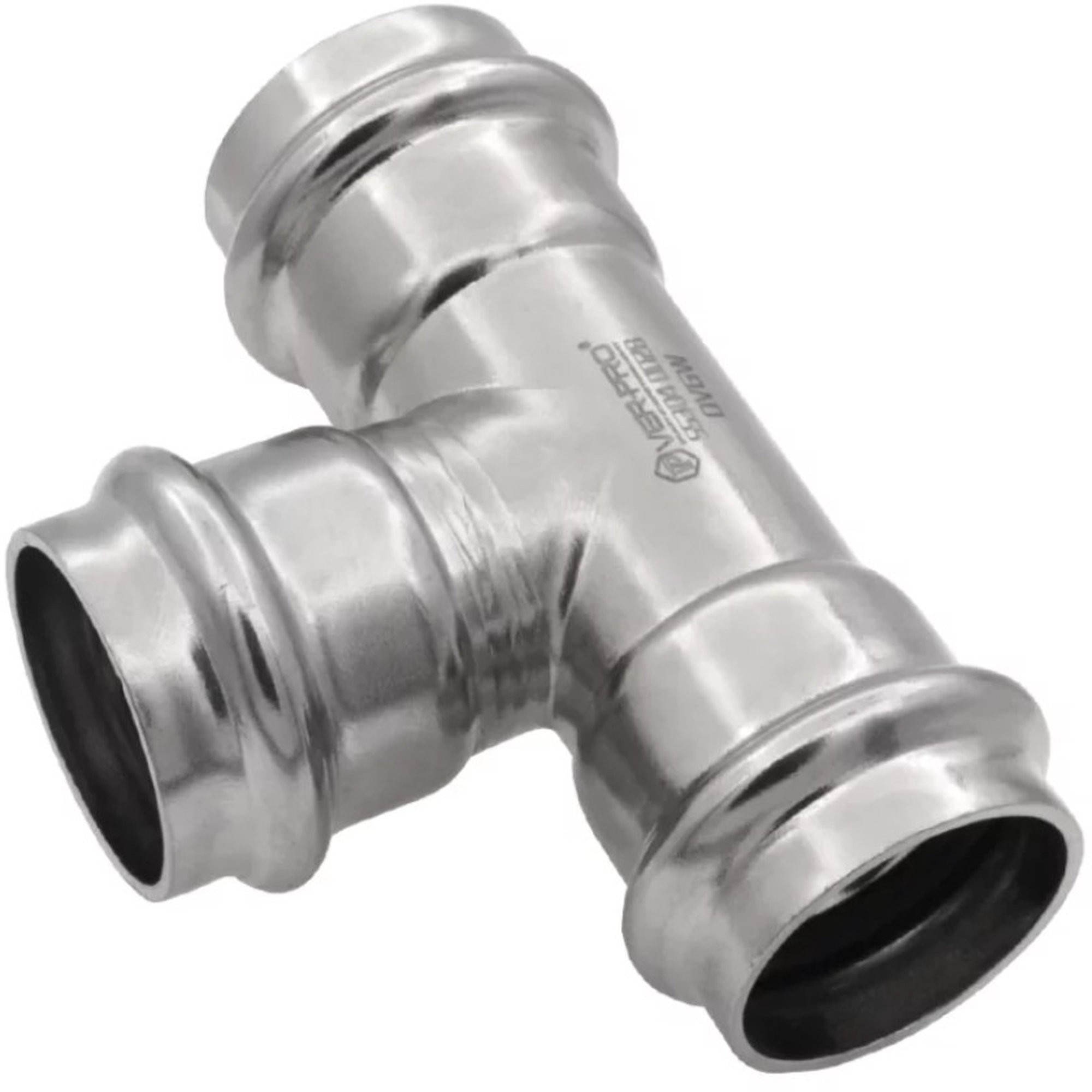 Тройник пресс VIEIR VER-PRO из нержавеющей стали 22х15х22 мм 1450995