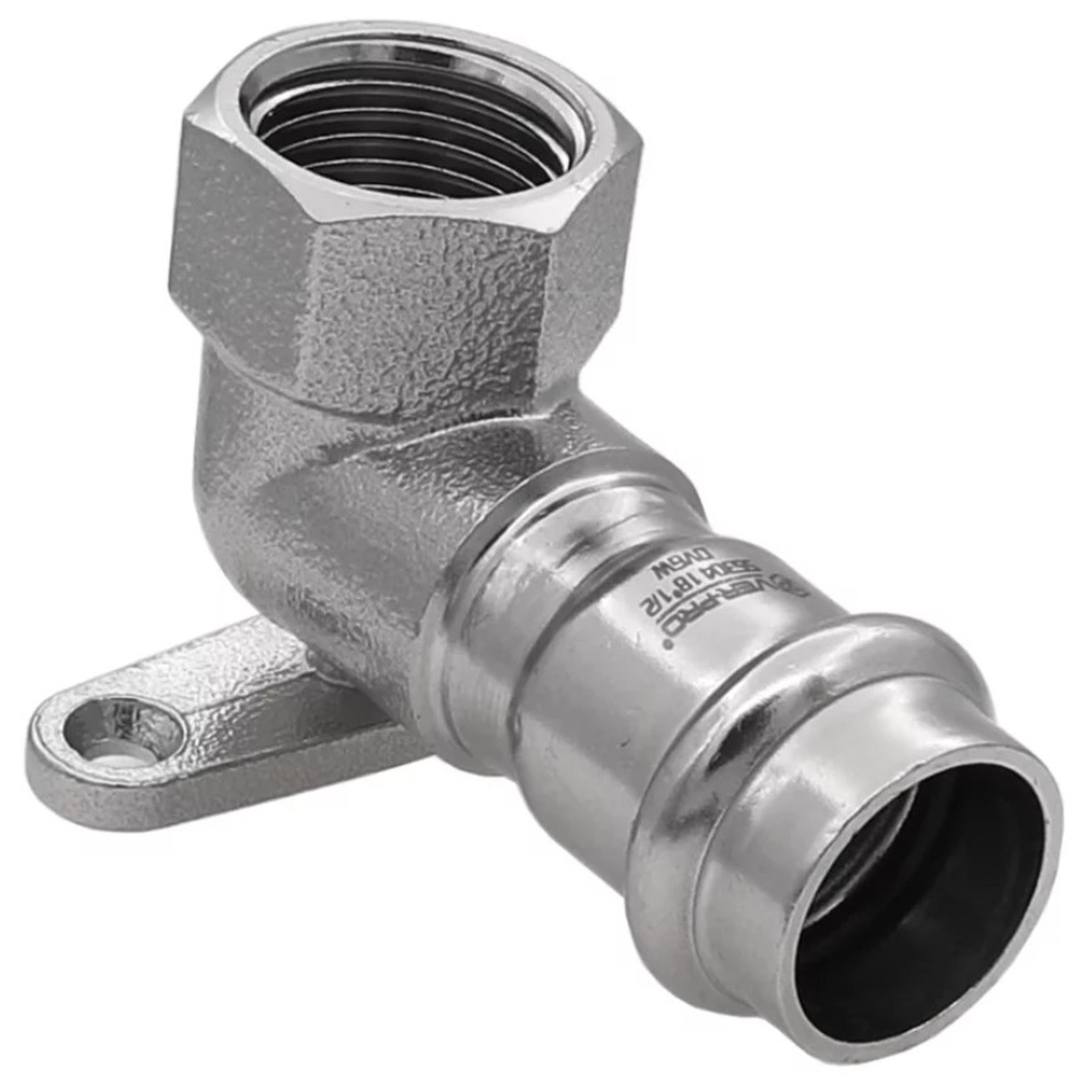 Уголок с креплением VIEIR VER-PRO пресс 15x1/2 ВР VRP1512