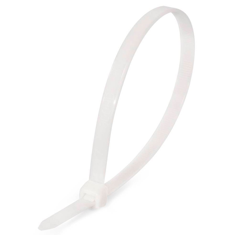 Стяжки нейлоновые Fortisflex КСС 4х300 мм белые 100 шт 49399