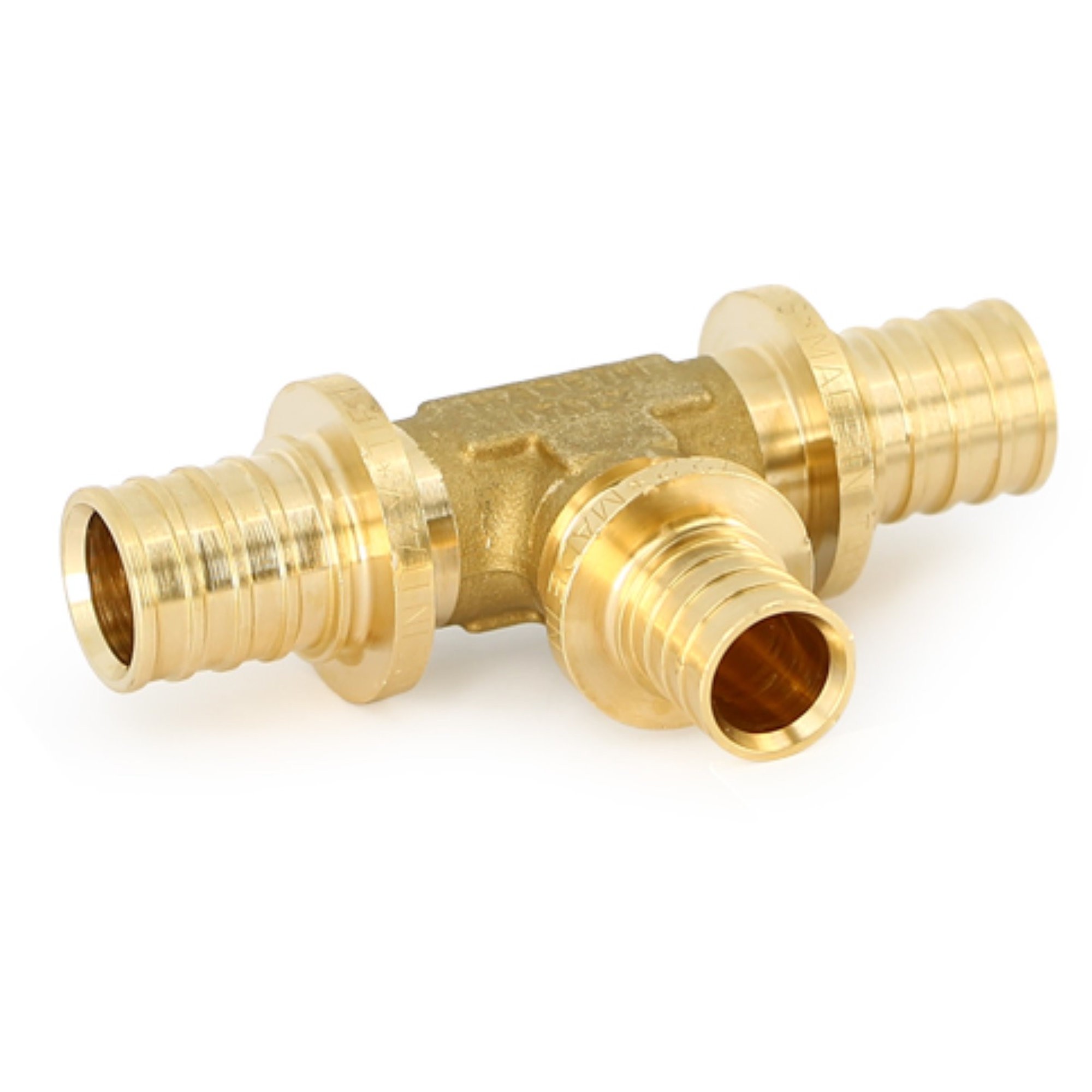 Тройник аксиальный Uni-Fitt 20 мм латунь 746G7770