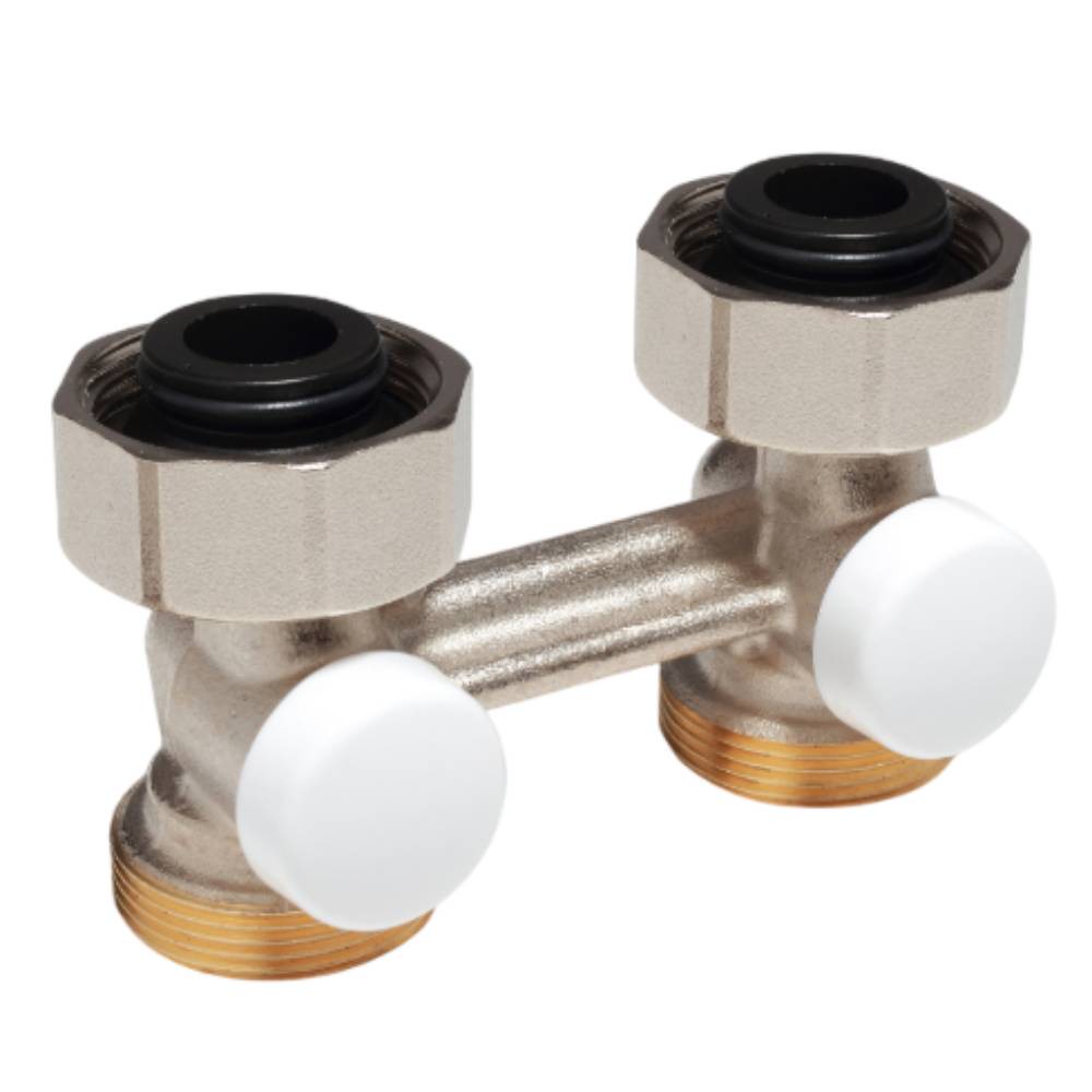 Узел нижнего подключения Giacomini R387LX002 прямой компактный 3/4x3/4 R387LX002