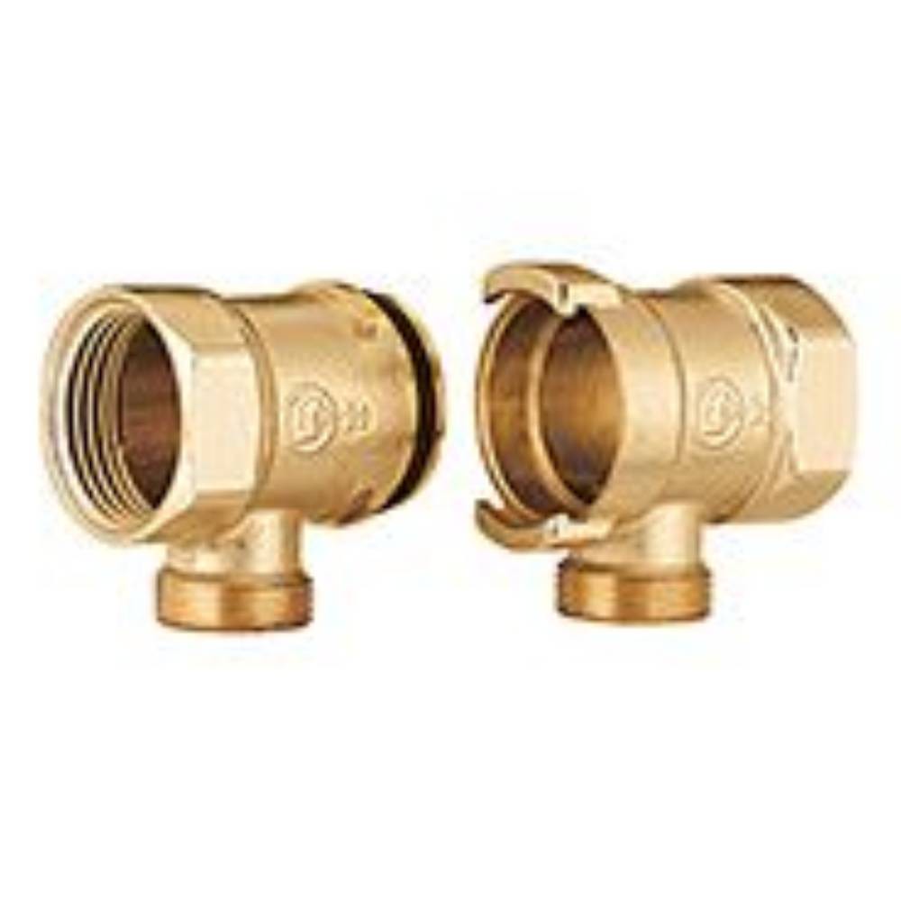 Комплект концевых элементов коллектора Giacomini с отводом 1 x 3/4E DN32 R580TY106