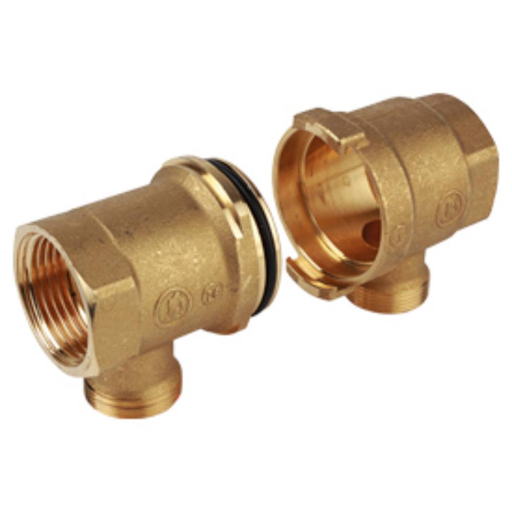 Комплект концевых элементов коллектора Giacomini с отводом 3/4 x 16 DN25 R580TY004