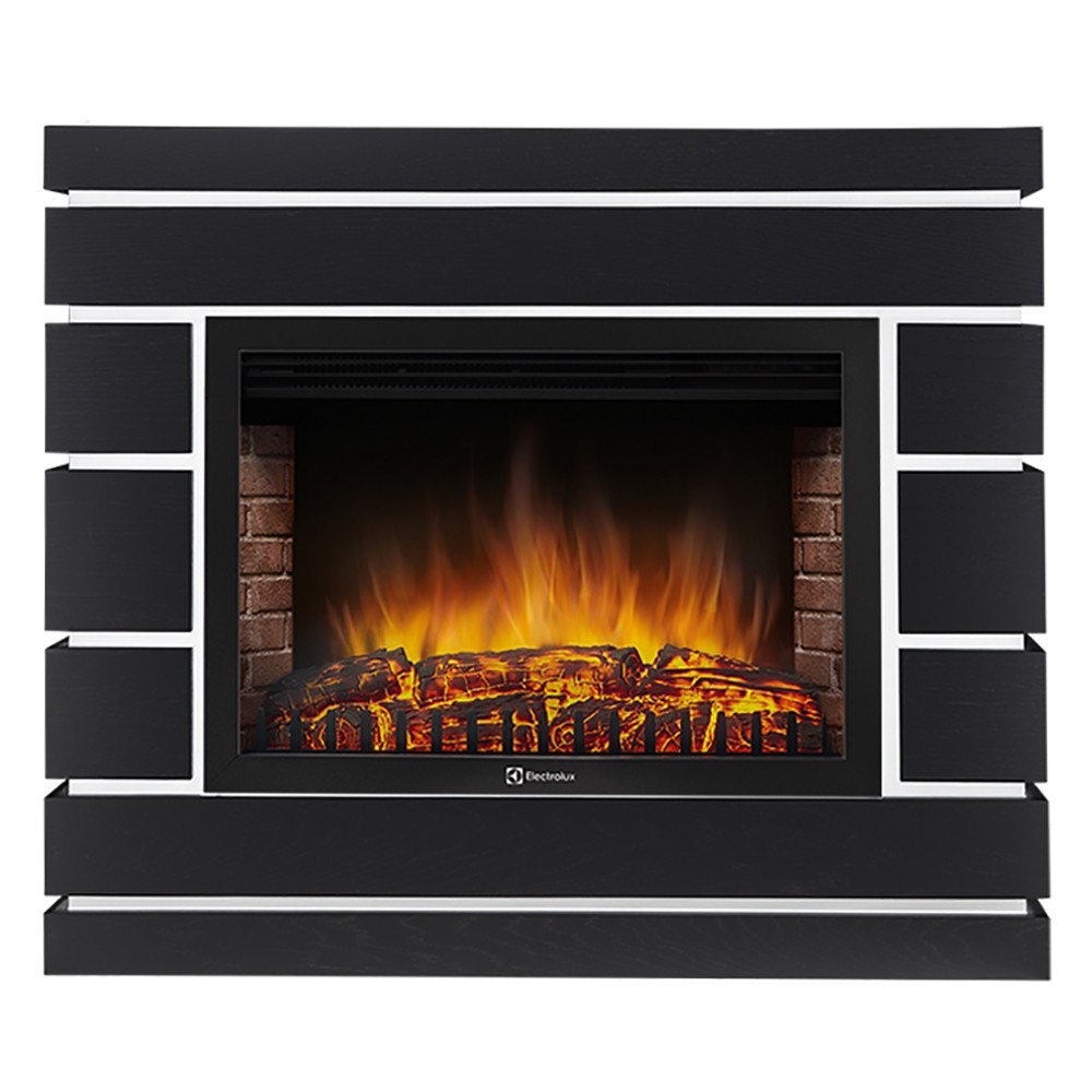 Каминокомплект Electrolux EFP/P-3020LS N с порталом Moderno 30 шпон черный дуб 1721729