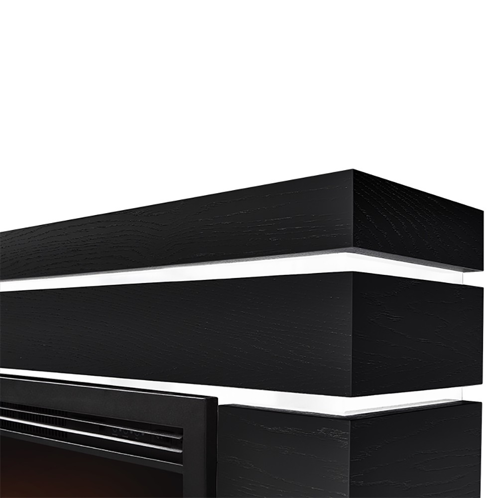 Каминокомплект Electrolux EFP/P-3020LS N с порталом Moderno 30 шпон черный дуб 1721729