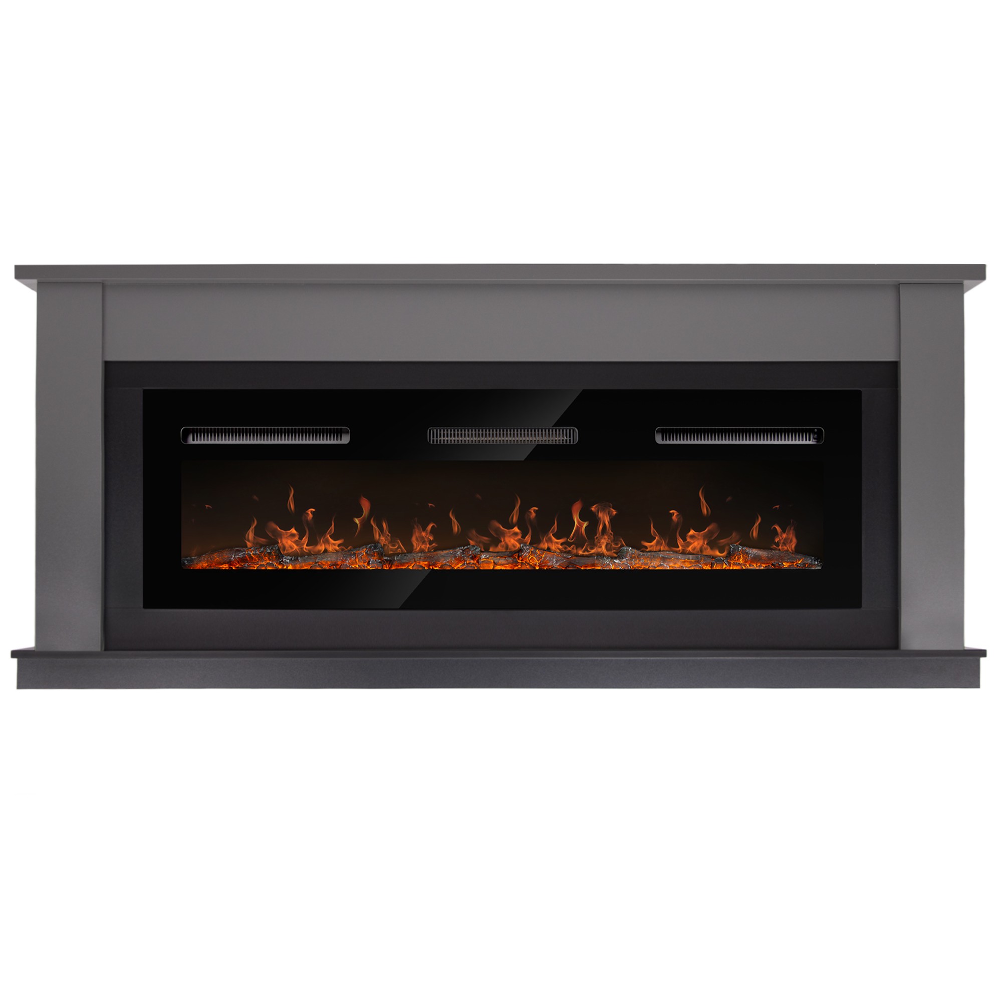 Каминокомплект Electrolux Infinity EFP/P-1600ULS N с порталом Firelight Canto Long графит / черный НС-1722876