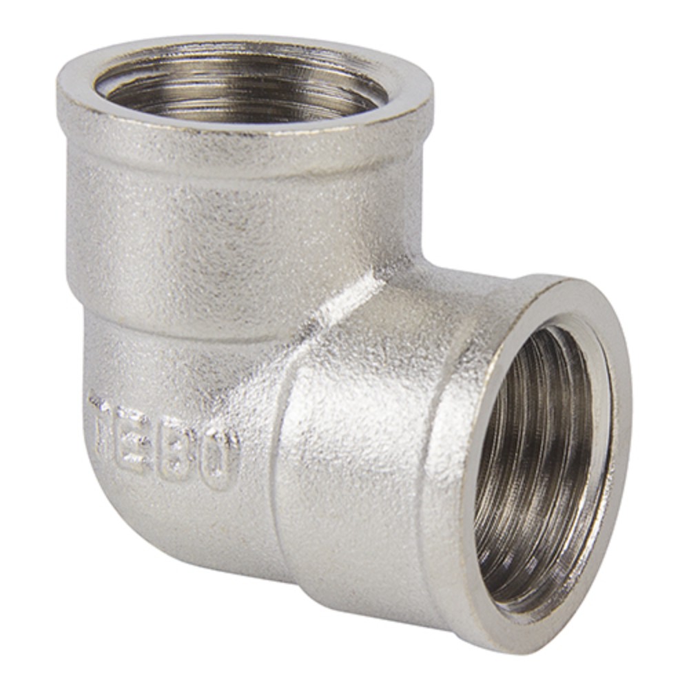 Угольник латунный TEBO 90 градусов 1 1/4 ВР 1724579