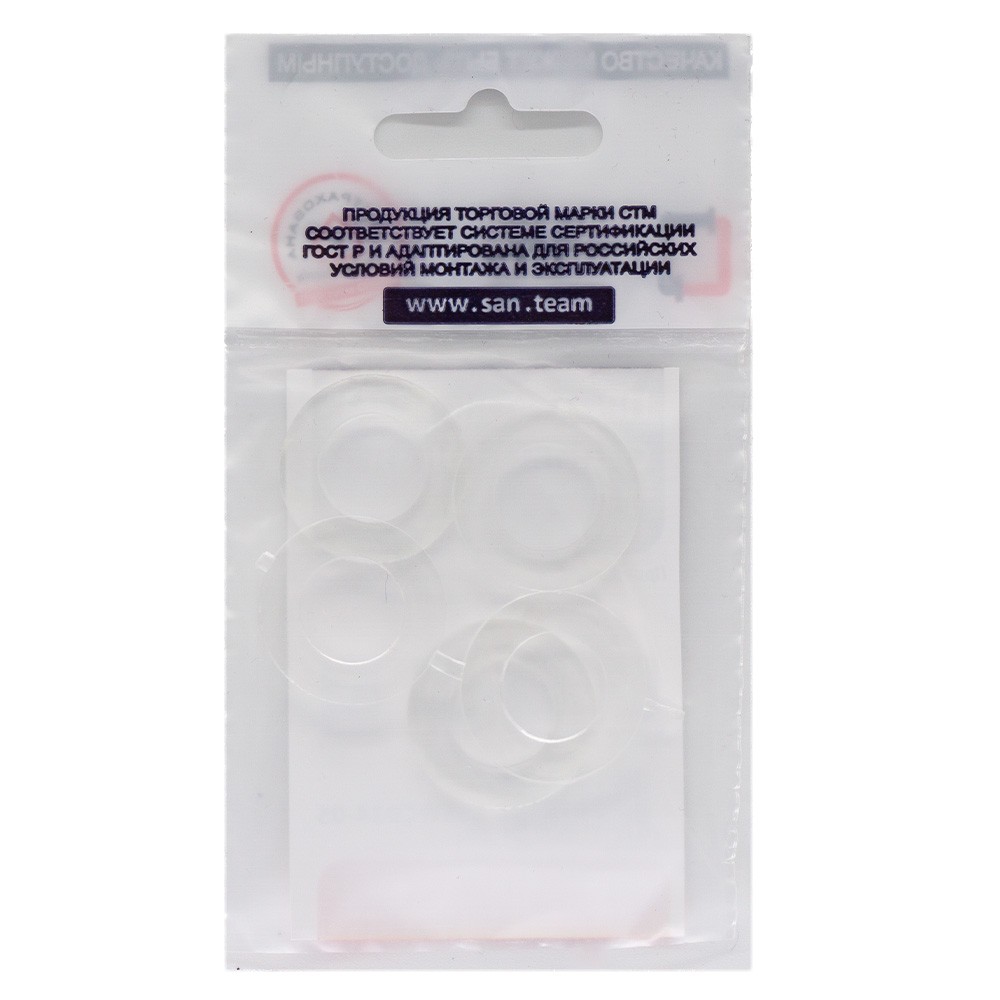Прокладка СТМ 3/4 силикон 24х14х2 мм (5 шт.) SSSWC034-05