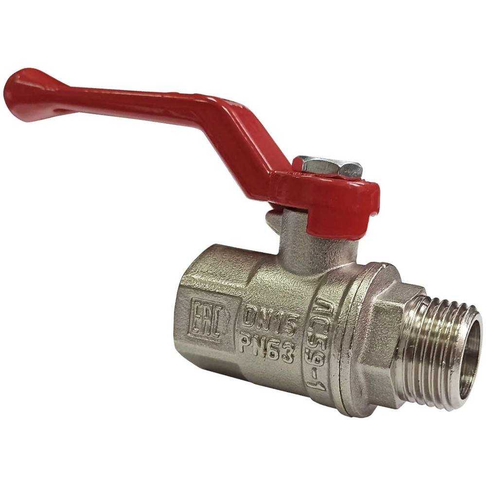 Кран шаровой VALFEX 1 1/4 ВР/НР рычаг латунный 11Б27фт1М VF.215.NR1.114