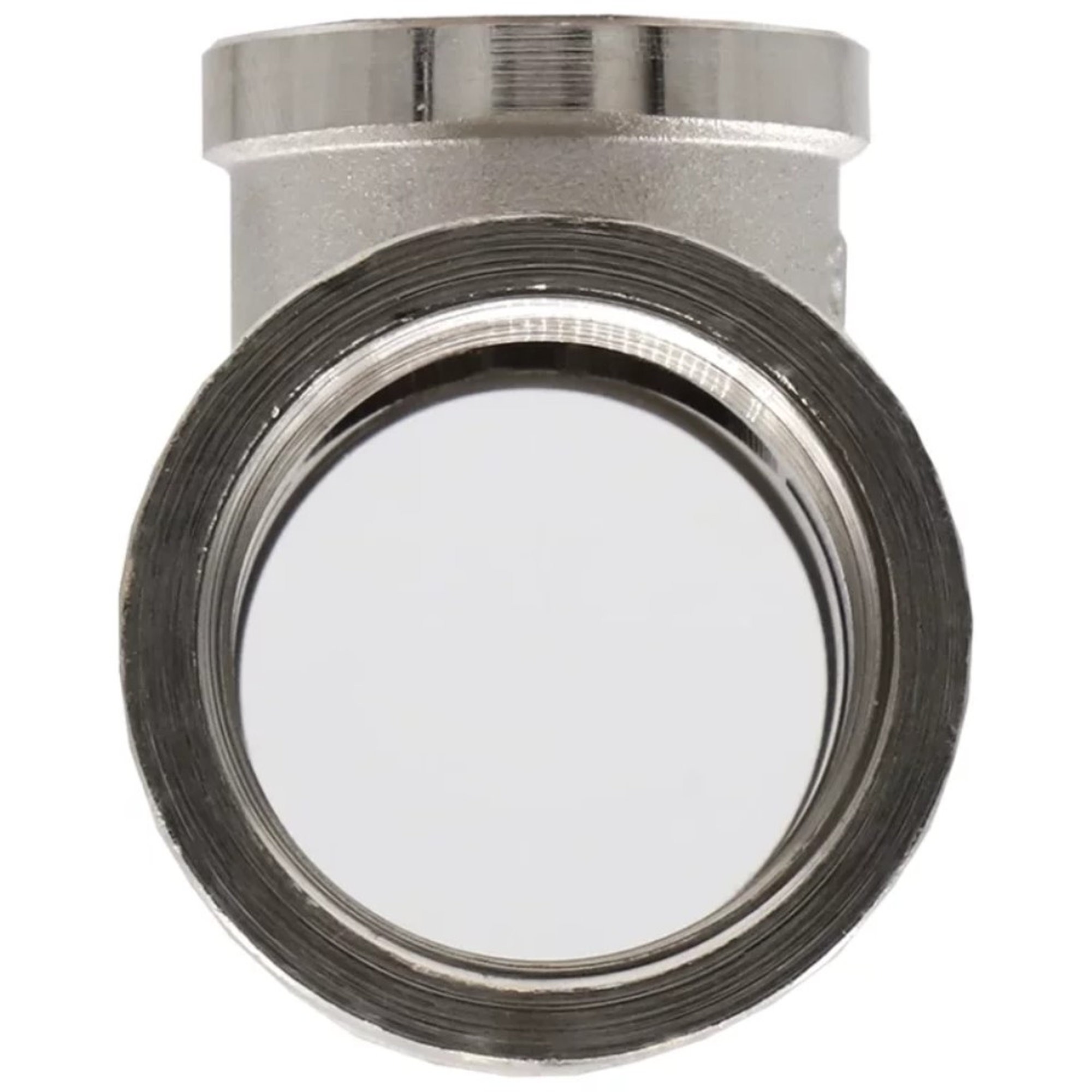 Тройник латунный VIEIR ВВВ 1 1/4x1/2x1 1/4 никелированный TFN636