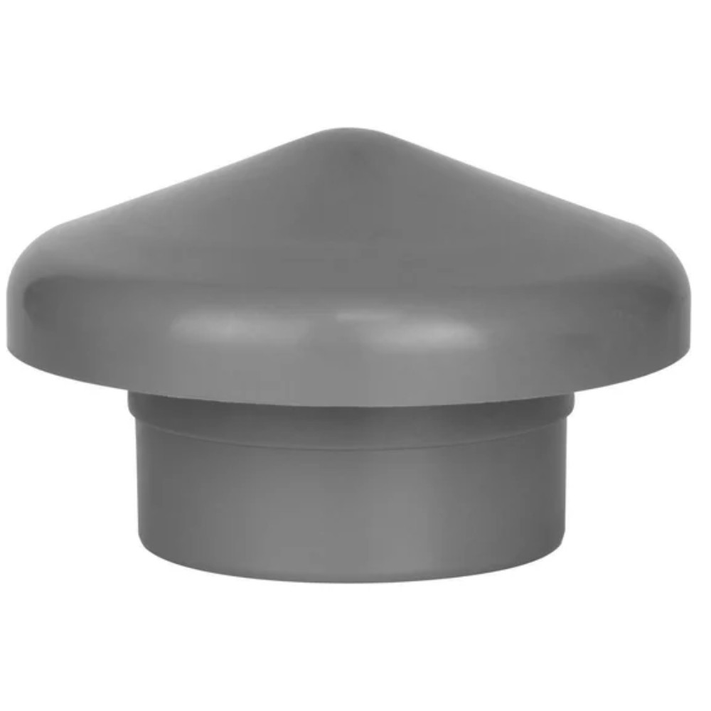 Зонт вытяжной TEBO 110 мм для внутренней канализации серый 013021204