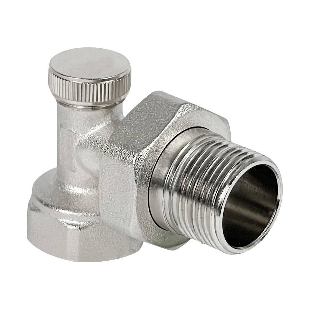 Клапан радиаторный настроечный угловой VALFEX 1/2 VF.019.NN.04