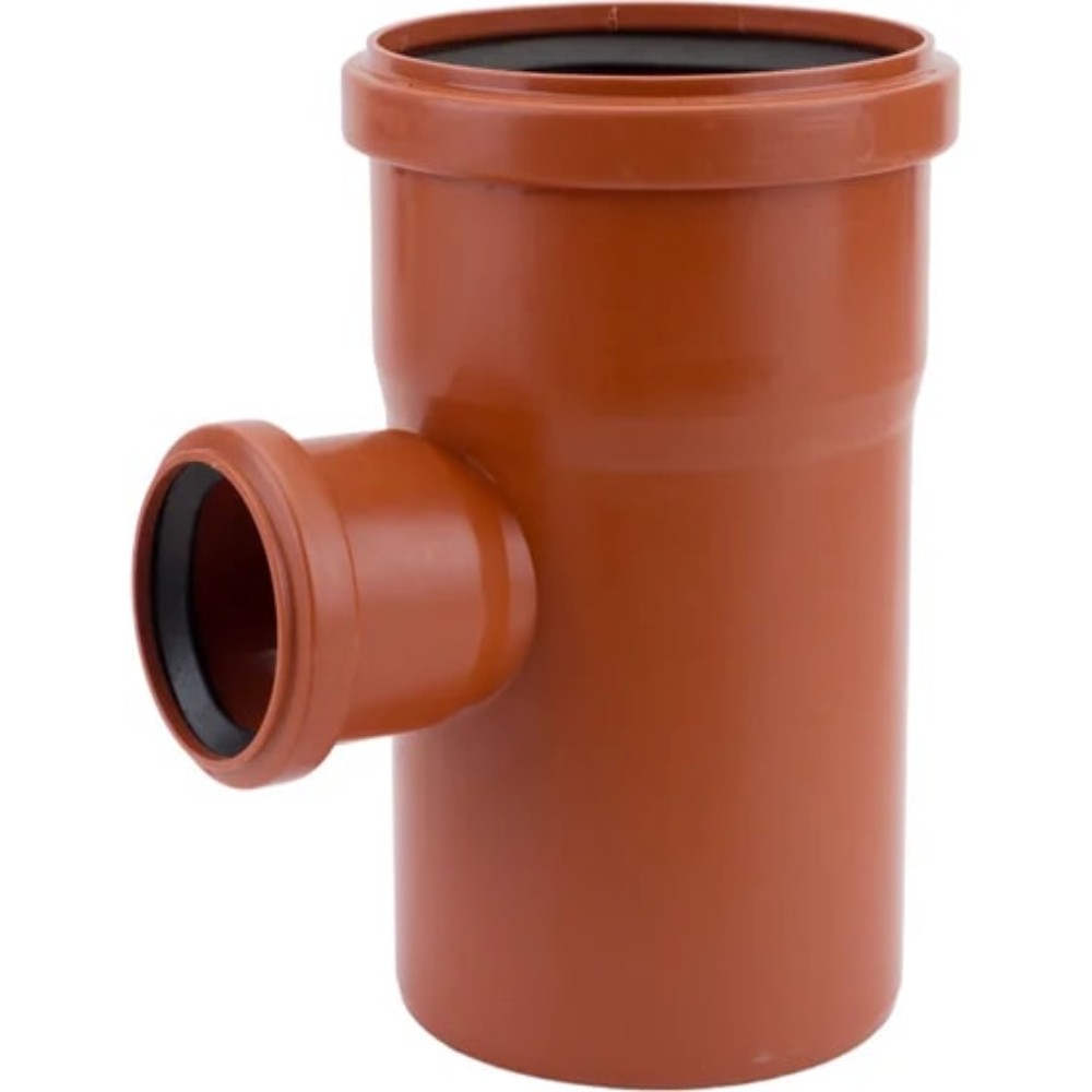 Тройник канализационный наружный Lammin 160х160 мм 87.5° 1642187