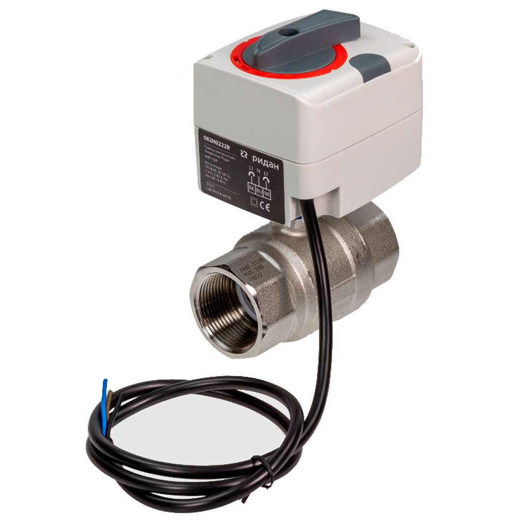 Кран шаровой Ридан AMZ-112R 2-ходовой DN 20 PN 40 Rp 3/4 1448340