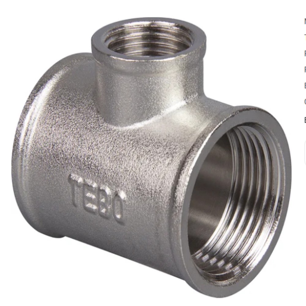 Тройник латунный TEBO 1 1/2 ВР T-ЛР.Тр.1.112.CN