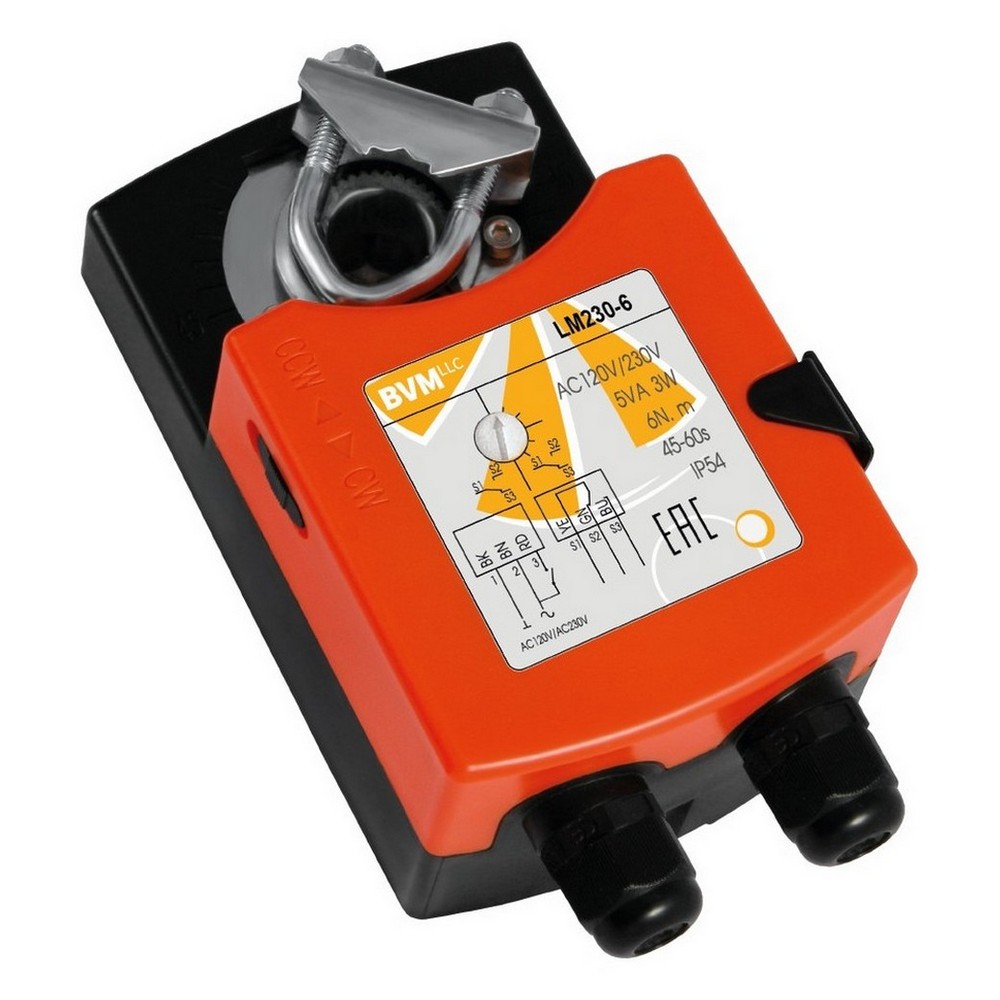 Электропривод воздушного клапана BVM LM230-6