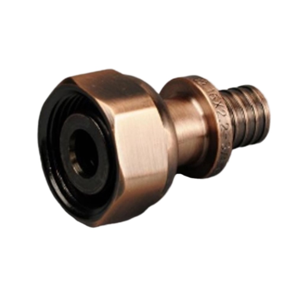 Муфта аксиальная ONE PLUS 20x3/4 с накидной гайкой под евроконус латунь НС-1692109