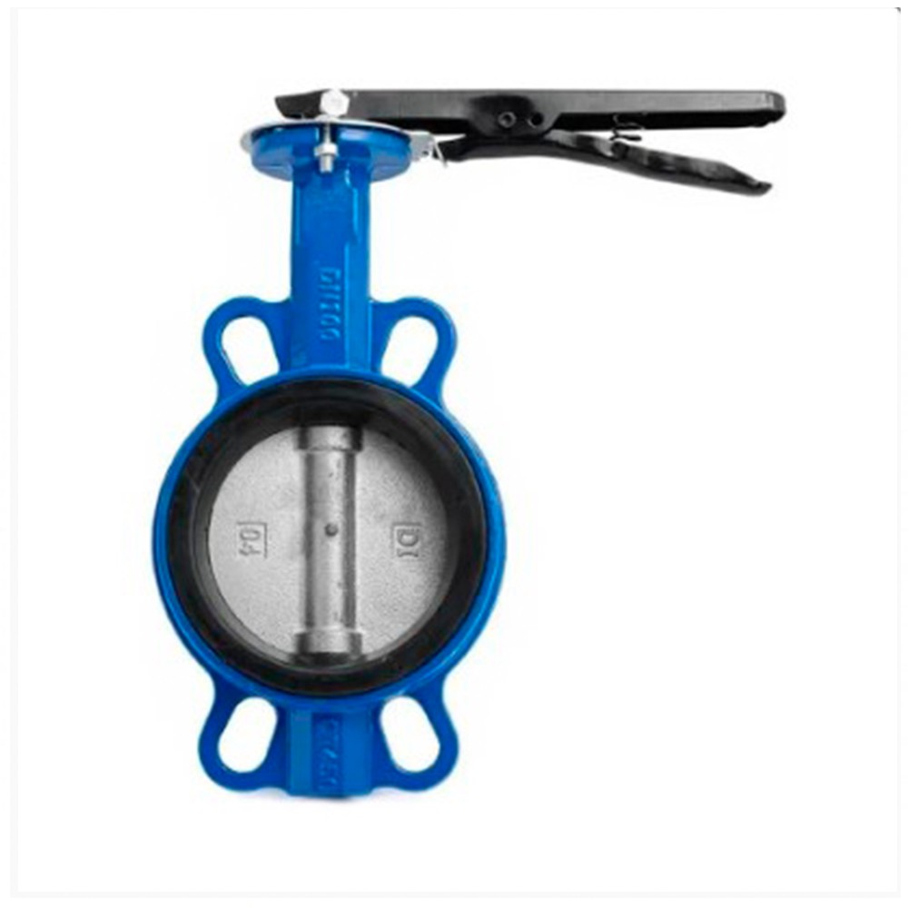 Затвор дисковый поворотный RMCX DN 100 PN 16 межфланцевый с рукояткой НС-1721026