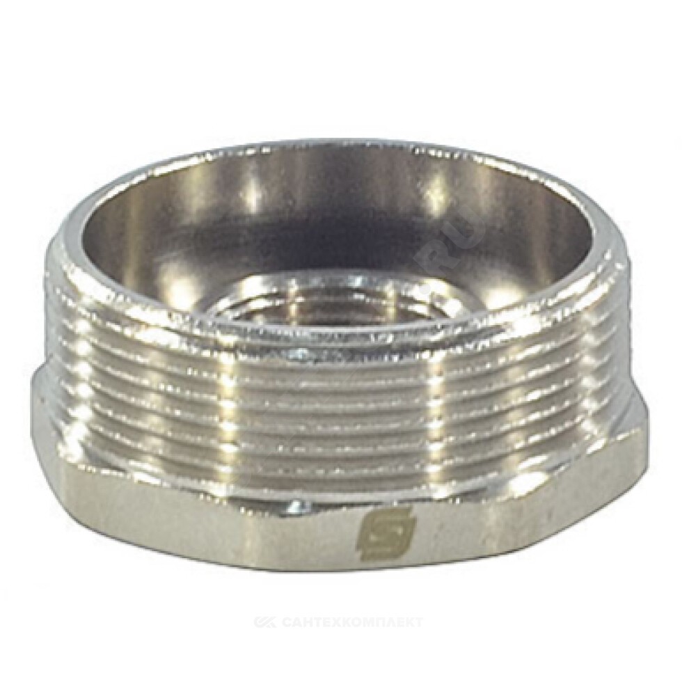 Футорка SantechSystems латунная никелированная 1/2x3/8 НР-ВР 1726253