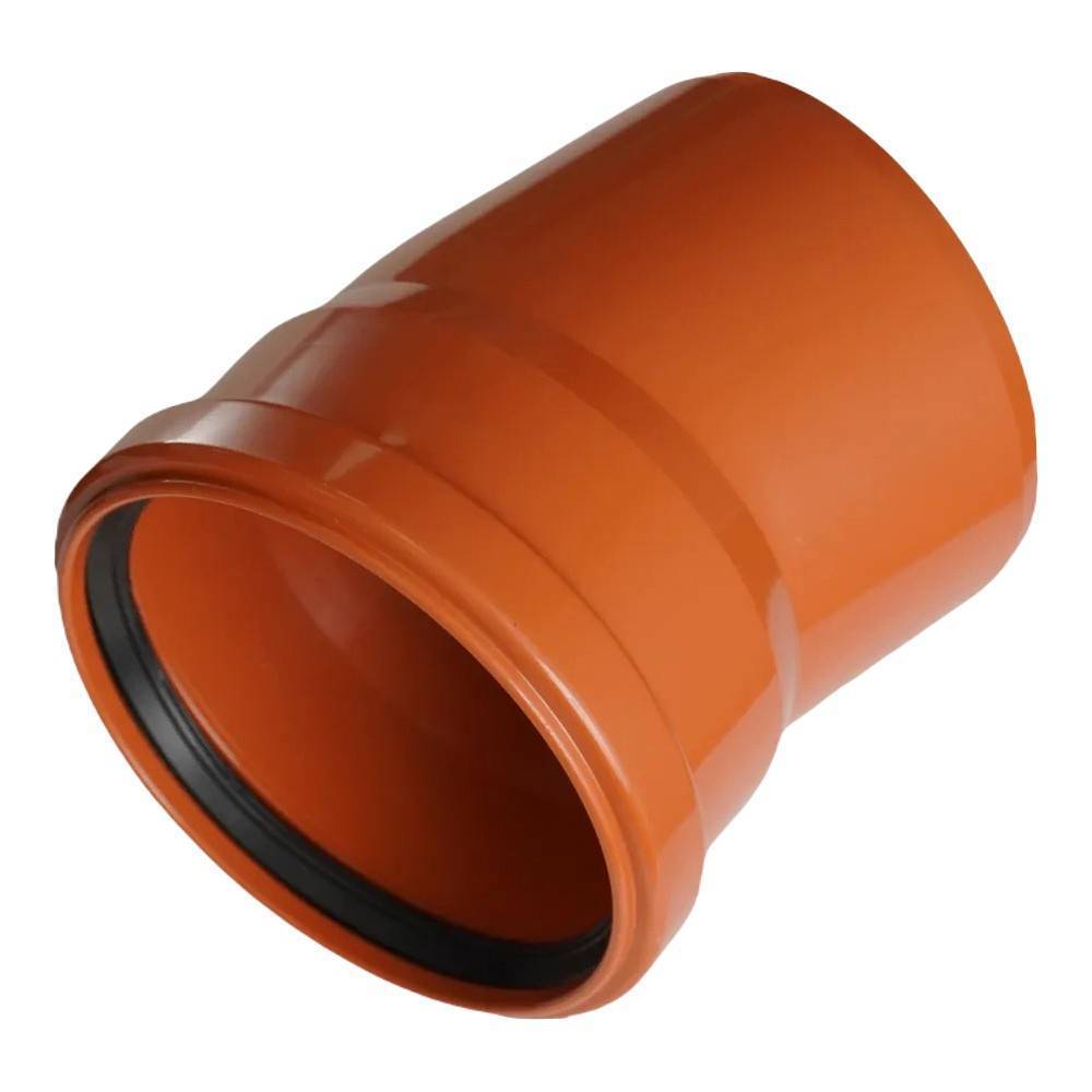 Отвод НПВХ для наружной канализации ХЕМКОР 110 мм 30° 1487525