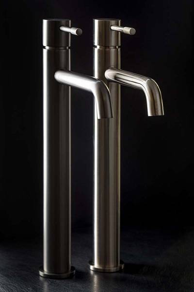 Смеситель для раковины Boheme Uno высокий nickel brush 462-NB