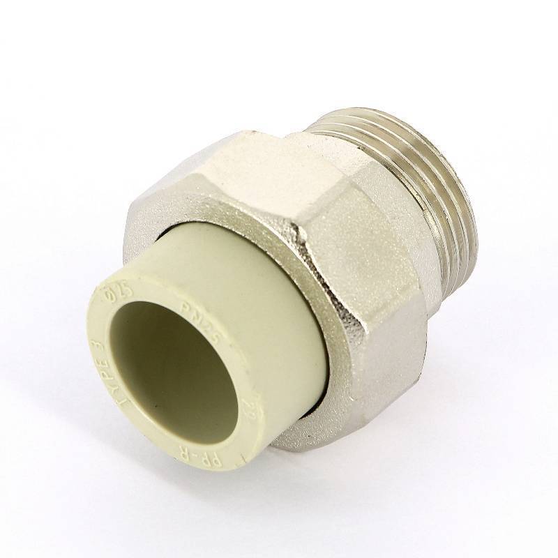 Муфта полипропиленовая FV-Plast разъемная с наружной резьбой 25x1 237225