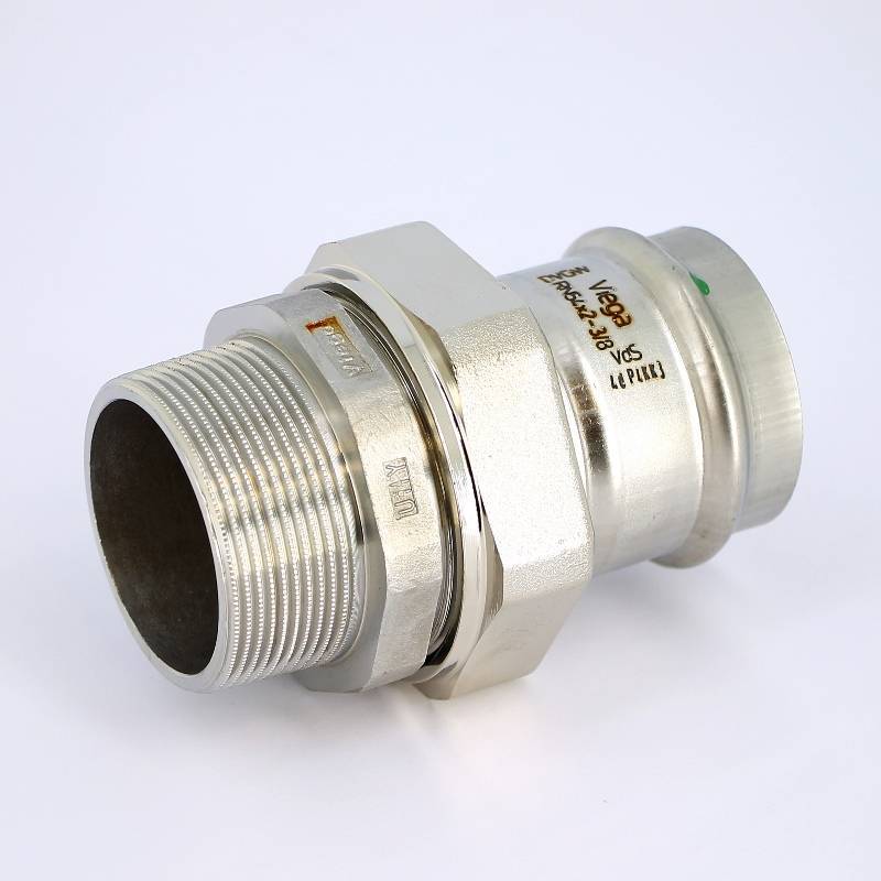 Муфта разъемная Viega Sanpress Inox 54x2 пресс-НР нержавеющая сталь 438364