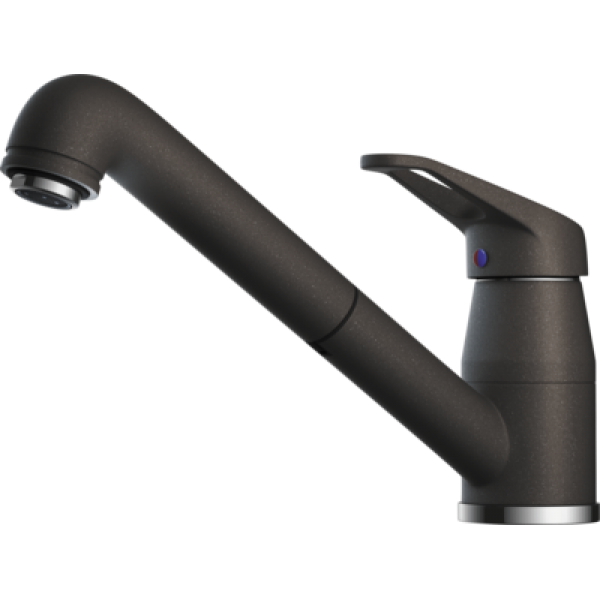 Смеситель для кухни Omoikiri Tateyama-S-DC с выдвижным изливом темный шоколад 4994135