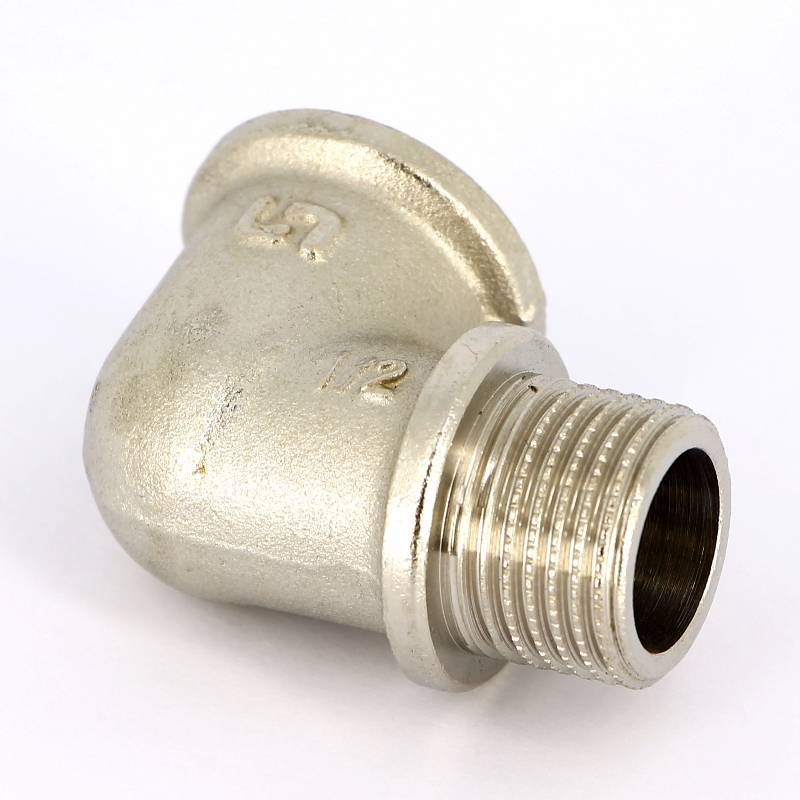 Угол 90° НВ Uni-Fitt 1/2 никелированный с упором 612N2200