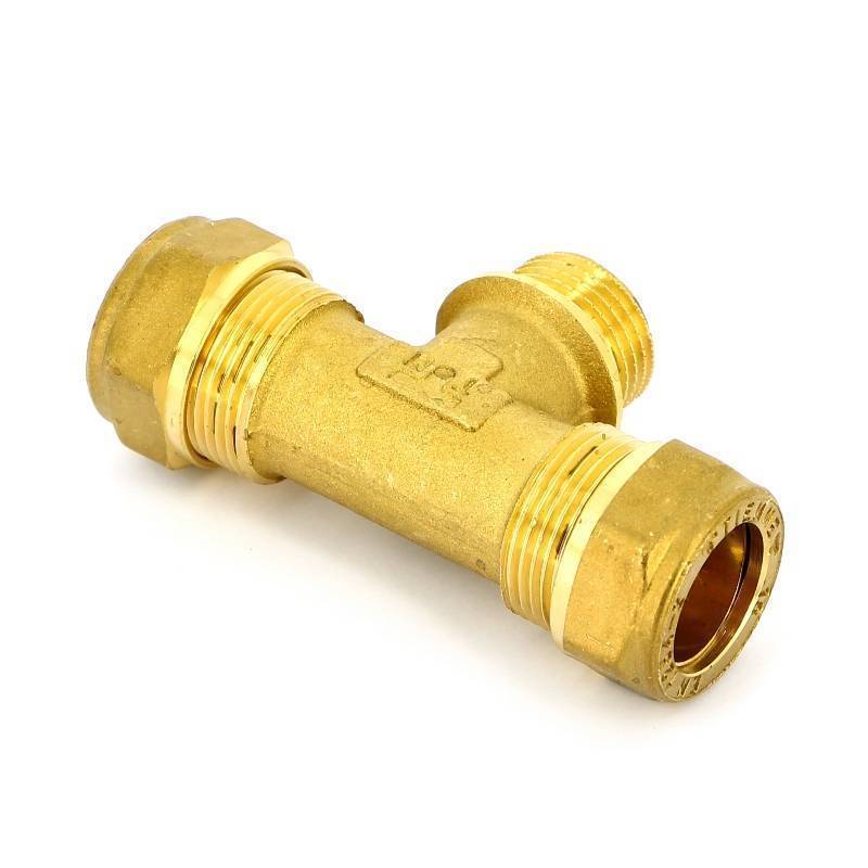 Тройник обжимной Tiemme 18х1/2х18 НР 1100207