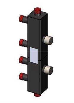Каскадный узел вертикальный Gidruss до 3 котлов AGR4932005001