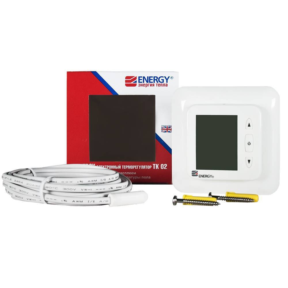 Терморегулятор Energy TK02 электронный с ЖК-дисплеем TK02