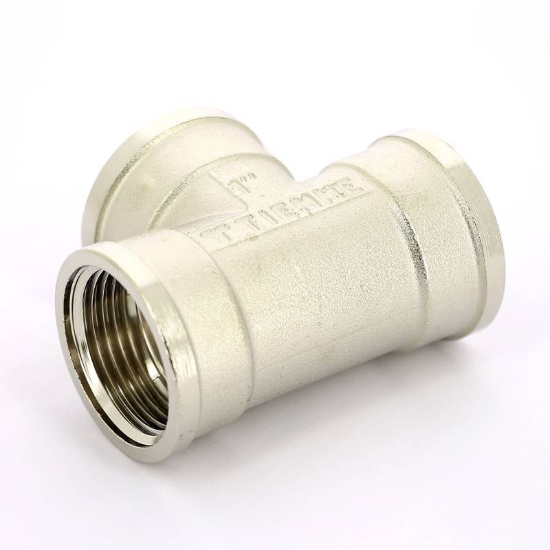 Тройник никелированный Tiemme 1 ВР-ВР-ВР 1500083