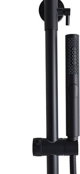 Душевая стойка Allen Brau Fantasy с термостатом черный матовый 5.11001-31